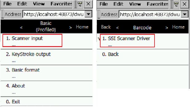 Zebra (Motorola) MC9090 DataWedge