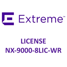 Лицензии Extreme Networks для NX-9000, лицензия расширения NX-9000-8LIC-WR