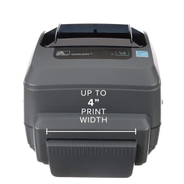 Принтер этикеток термотрансферный Zebra GX420t (GX42-102512-000), 203 dpi, 152 мм/c, до 104 мм, USB, отрезчик фото 2