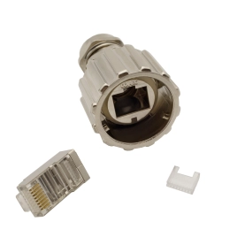 Коннектор Ethernet всепогодный Conec RJ45, IP67 фото 1
