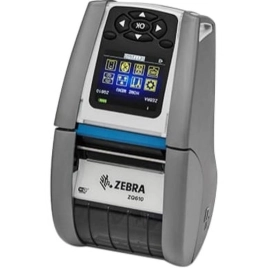 Мобильный термопринтер Zebra ZQ610 HC (ZQ61-HUWA000-00), 203 dpi, 2'', USB, Wi-Fi, Bluetooth.Ref