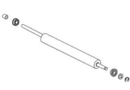 Прижимной резиновый ролик Zebra 110PAX3, 110PAX4 (G43110M) в сборе