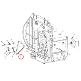 Zebra Ремень для принтера S500, S600 (45189-6) фото 1