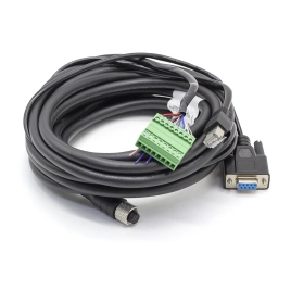 HIKROBOT Кабель MV-IDA-PE-M12A17pF-openRJ45DB9-SF-5m