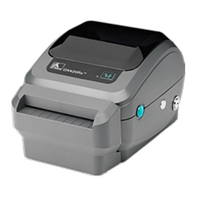 Принтер этикеток термотрансферный Zebra GX430t (GX43-102412-000), 300 dpi, 4'', Ethernet, отрезчик.Ref фото 1