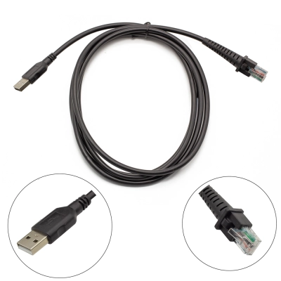 DATALOGIC CAB-438, Кабель Cable, USB, Type A, Straight, CAB-438, 6.5 ft. фото 1