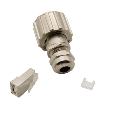 Коннектор Ethernet всепогодный Conec RJ45, IP67 фото 2