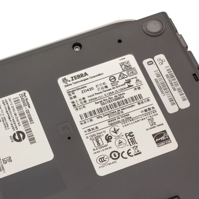 Принтер этикеток термотрансферный Zebra ZD420 (ZD42H42-C01E00EZ), 203 dpi, 152 мм/c, до 104 мм, USB, Ethernet фото 7