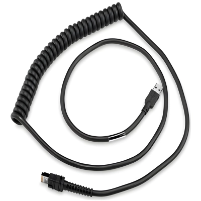 Кабель Zebra CBA-UF6-C12ZAR, USB Type-A, BC1.2, 12 футов, витой фото 1