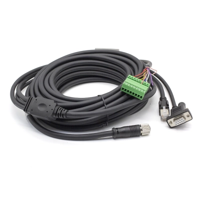 HIKROBOT Кабель MV-IDA-PE-M12A17pF-openRJ45DB9-SF-10m фото 1
