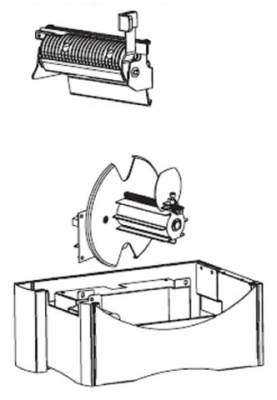 Zebra 79835, Намотчик с отделителем для ZM400 фото 1