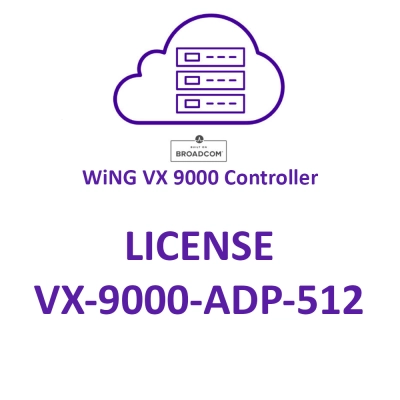 Лицензии Extreme Networks для VX 9000, 512 Adaptive Access Point license VX-9000-ADP-512 фото 1