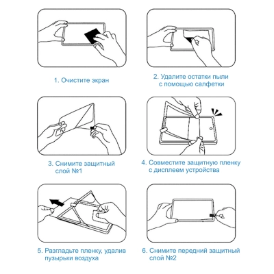 Zebra (Motorola) Пленка защитная дисплея LCD для MC55/65/67/MC70 фото 2