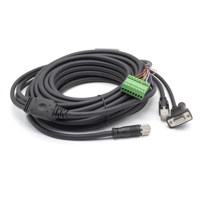 HIKROBOT Кабель MV-IDA-PE-M12A17pF-openRJ45FDB9-HF-20m фото 1