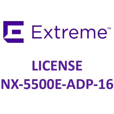 Лицензии Extreme Networks для NX-5500, 16 adaptive licenses NX-5500E-ADP-16 фото 1