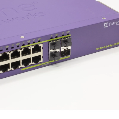 Extreme Networks 16533, Коммутатор X440-G2 24 10/100/1000BASE-T POE+, 4 SFP combo, 4 1GbE unpopulated SFP.Ref фото 2