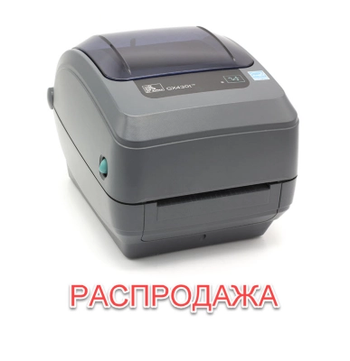 Принтер этикеток термотрансферный Zebra GX430t (GX43-102510-000), 300 dpi, 102 мм/c, до 104 мм, RS, USB, Parallel.Ref фото 1