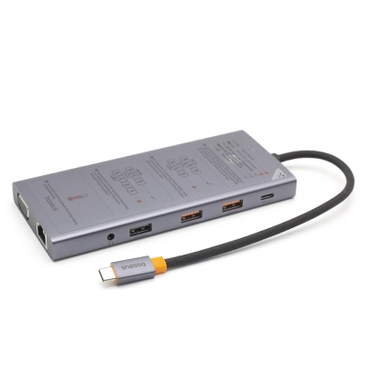 Адаптер Baseus USB Type C в HDMI-совместимый концентратор 13-в-1 фото 2