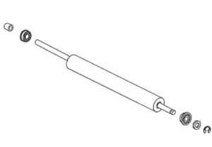 Прижимной резиновый ролик Zebra 110PAX3, 110PAX4 (G43110M) в сборе фото 1