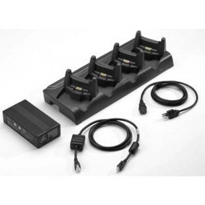 Подставка 4 слота CRD4000-4000ER коммуникационная, зарядная, Ethernet WT40XX, WT41N0, Zebra фото 1