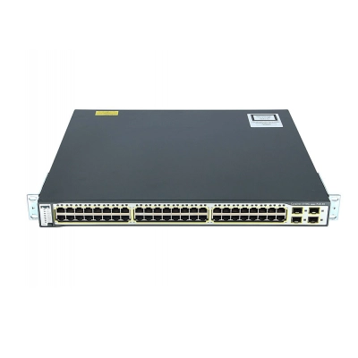 Коммутатор Cisco Catalyst WS-C3750-48PS-S фото 3
