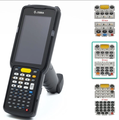 Терминал сбора данных Zebra (Motorola) MC330K-GI3HA3US01, 2D сканер, цв сенсорный, WiFi, 4GB/16GB, 38 кн, Android. Ref фото 1