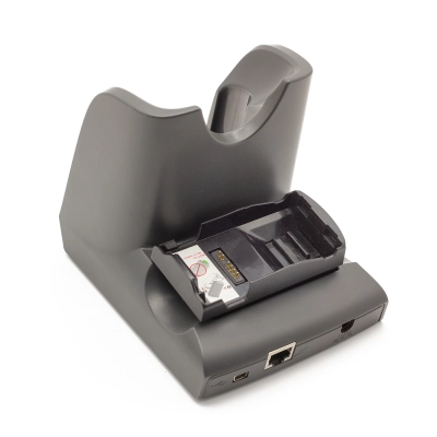 Подставка CRD-MC32-100INT-01 для MC32XX USB, RS с гнездом для зарядки доп батареи и адаптером, Zebra.Ref фото 2