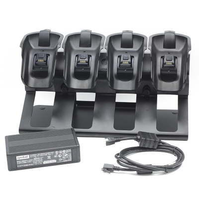 Подставка 4 слота CRD9501-401CES, комплект, коммуникационная, зарядная Ethernet для MC95XX, Zebra фото 1