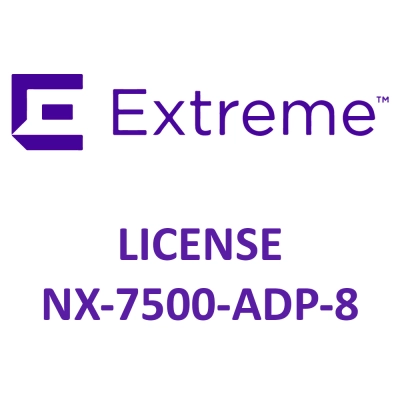 Лицензии Extreme Networks для NX-7500, 8 adaptive licenses NX-7500-ADP-8 фото 1