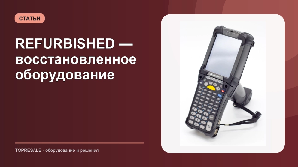 REFURBISHED — восстановленное оборудование