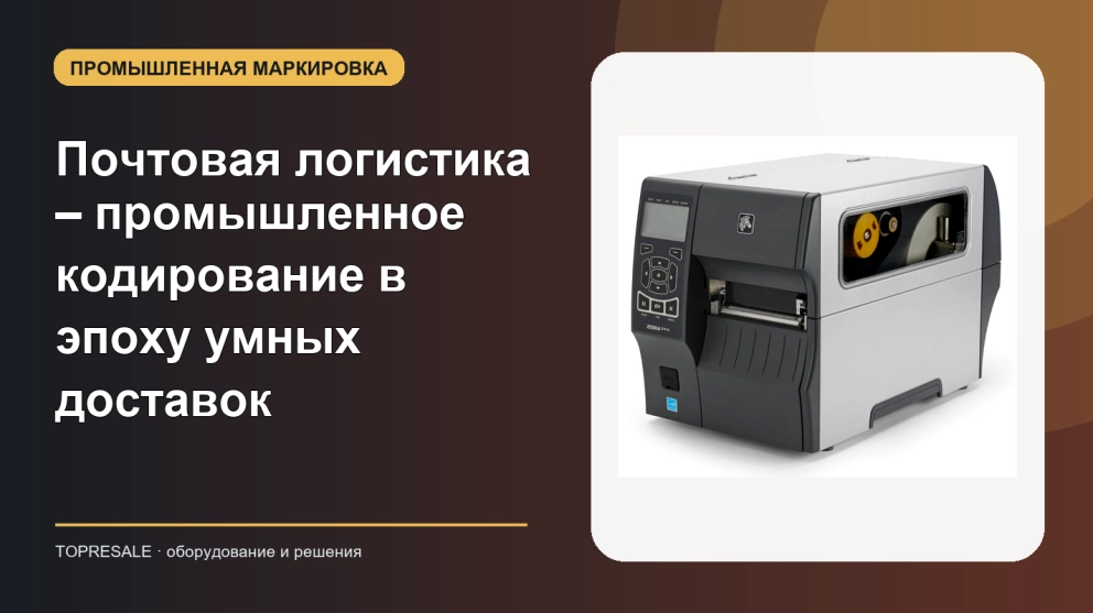 Почтовая логистика – промышленное кодирование в эпоху умных доставок