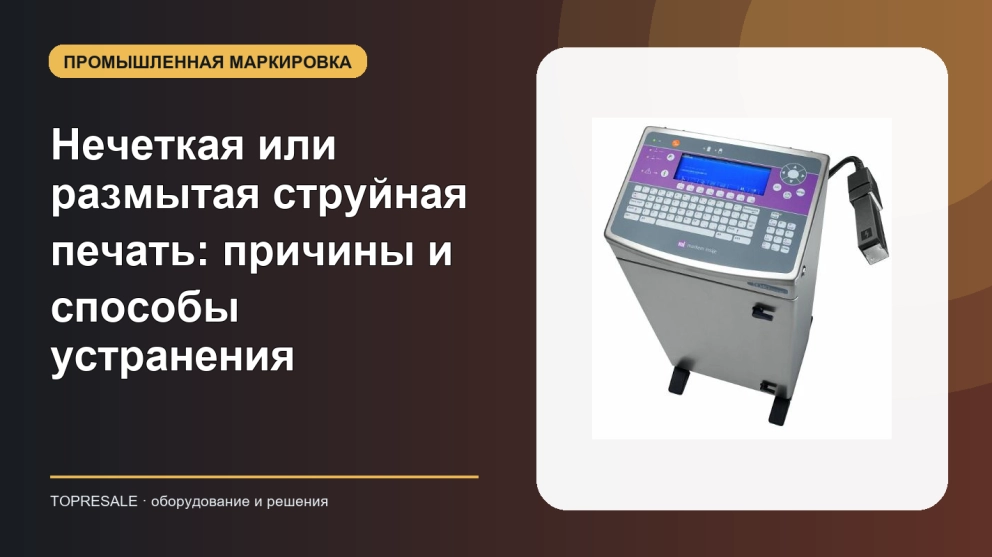 Нечеткая или размытая струйная печать: причины и способы устранения