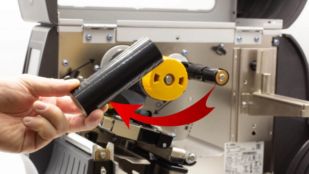 Как правильно установить или заменить риббон в термотрансферном принтере