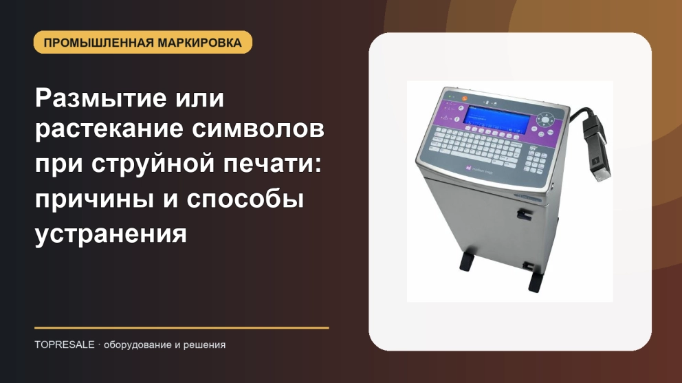 Размытие или растекание символов при струйной печати: причины и способы устранения