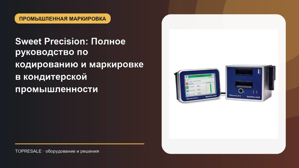 Sweet Precision: Полное руководство по кодированию и маркировке в кондитерской промышленности