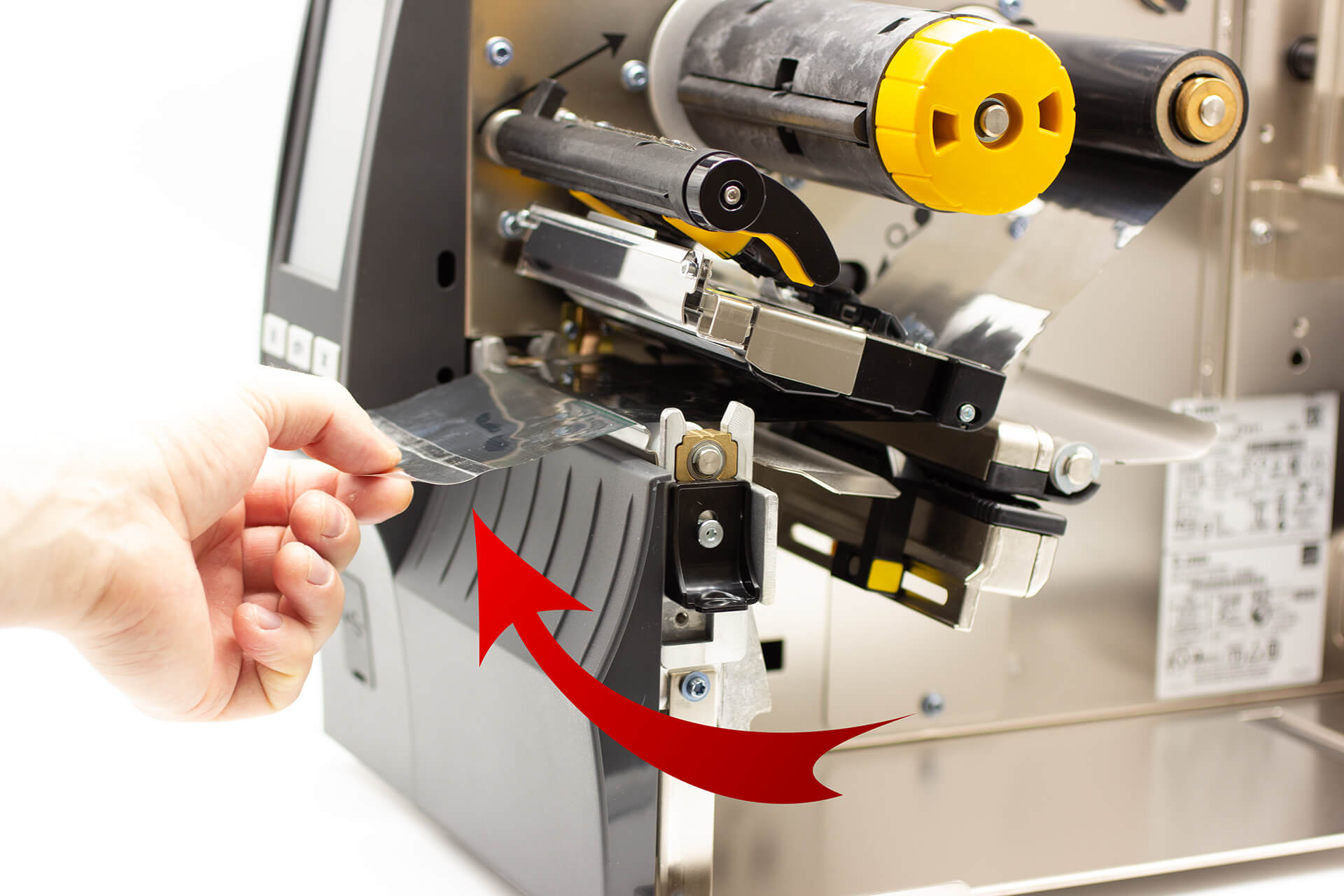 Снятие и установка риббона