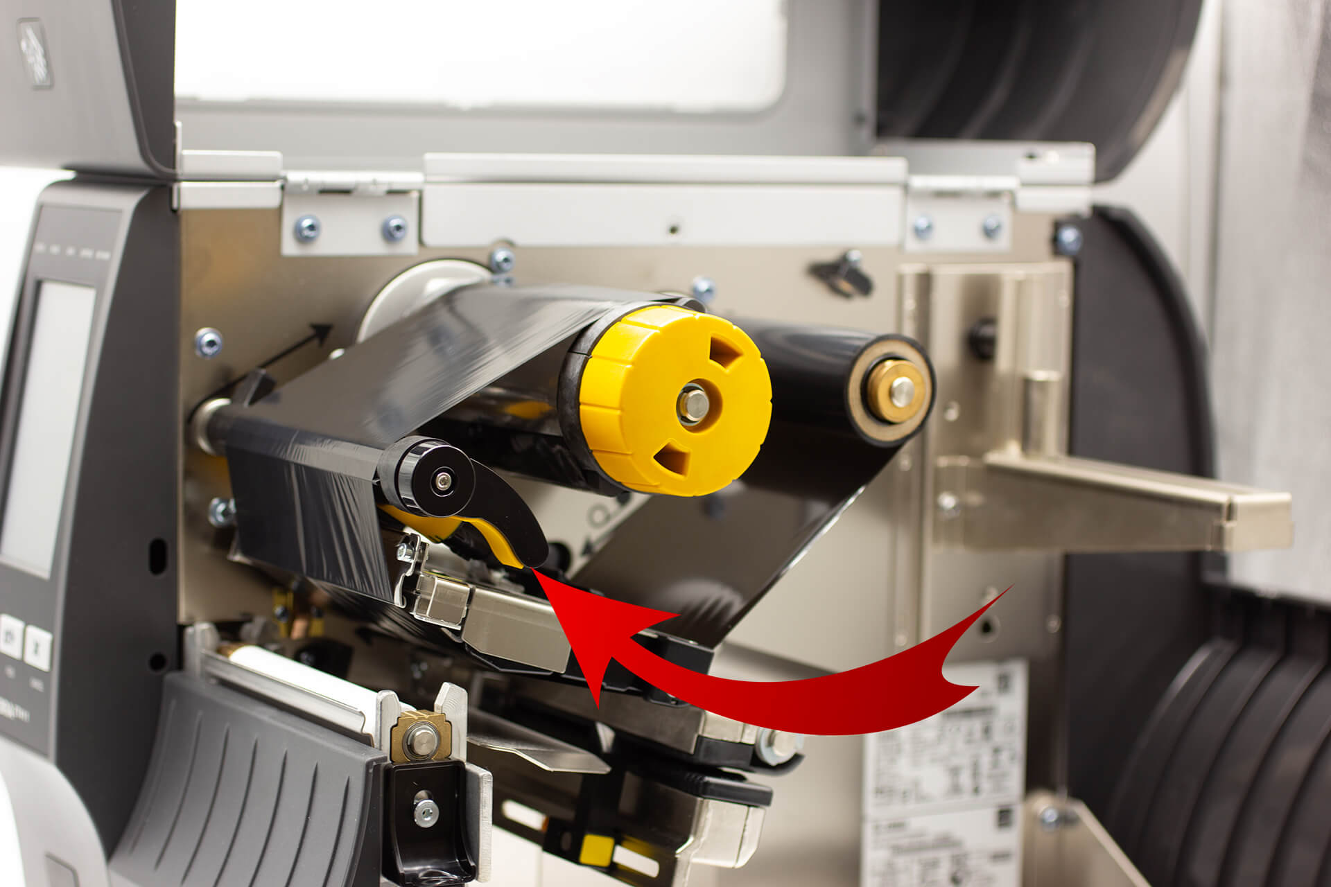 Снятие и установка риббона