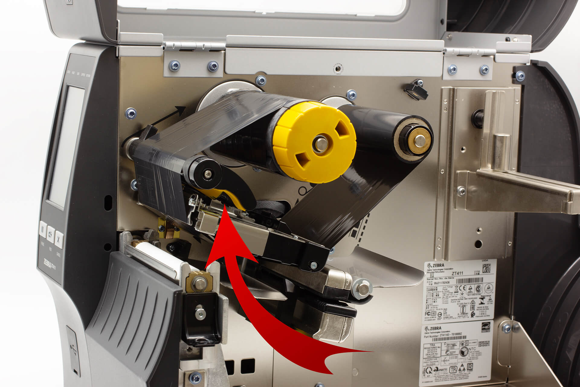 Снятие и установка риббона