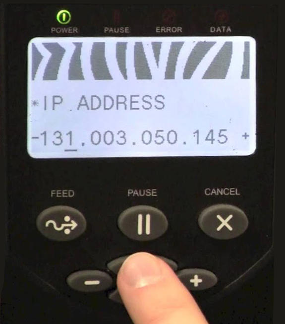 LCD экран принтера